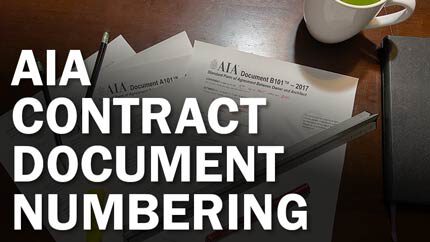 AIA Contract Document Numbering System