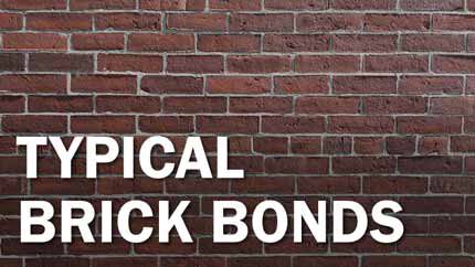 Typical Brick Bonds