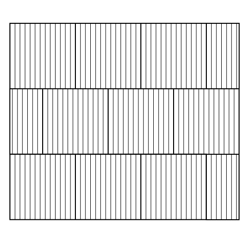 Diagram of Brick Ashlar Carpet Tile Layout