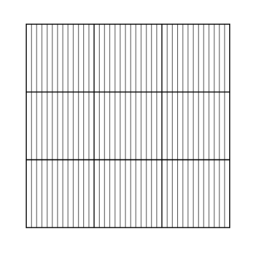 Diagram of Monolithic Carpet Tile Layout