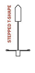 Graphic of a Stepped Ceiling Grid T Shape