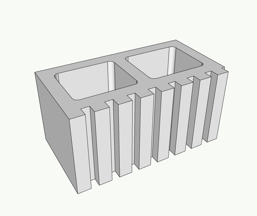 CMU - Ribbed Unit