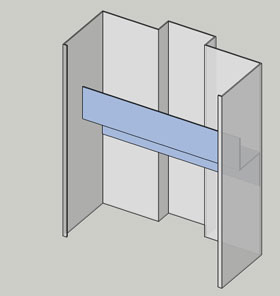Door Frame Anchor - Metal Stud