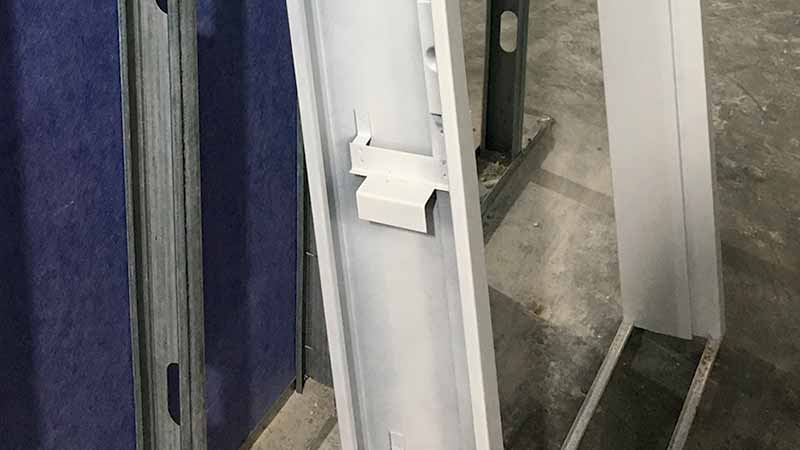Photo of a Hollow metal door frame anchor for metal stud walls