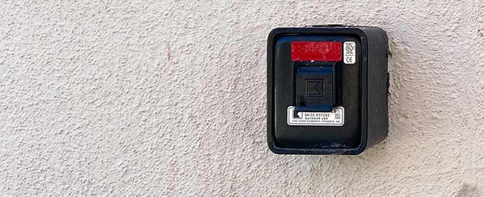 Photo of a Fire Department Key Box (Knox Box)