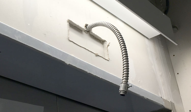 Photo of flexible metal conduit