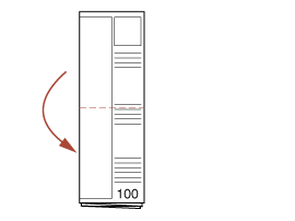 Step 4: Fold a Large Format Drawing