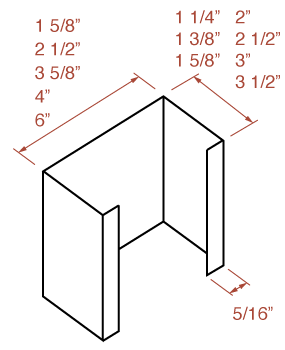 Diagram of Standard Metal Stud Sizes
