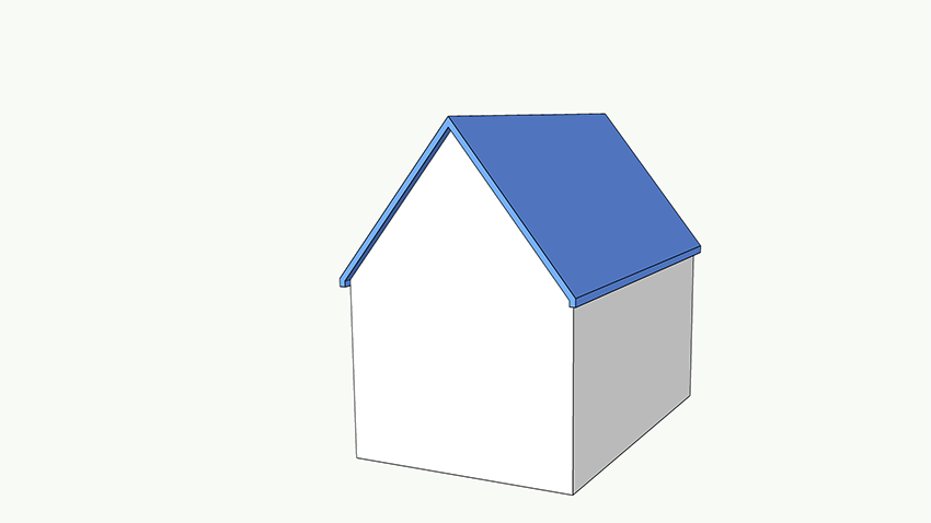 Graphic of a Gable Roof