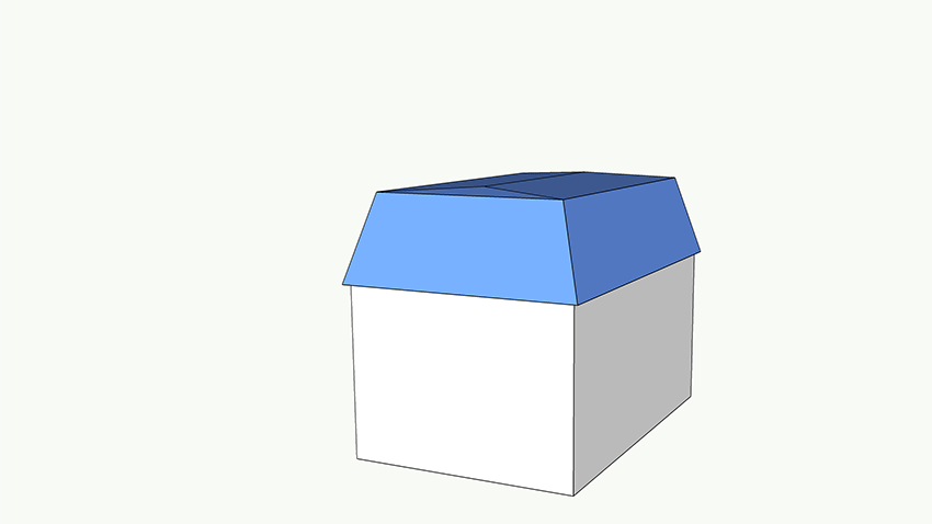 Graphic of a Mansard Roof