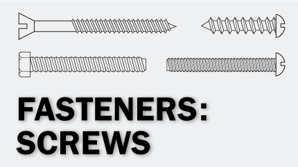 Fasteners - Types of Screws
