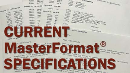 MasterFormat Specification Divisions (CURRENT) - Archtoolbox