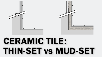 Ceramic Tile - Thin-set vs Mud-set