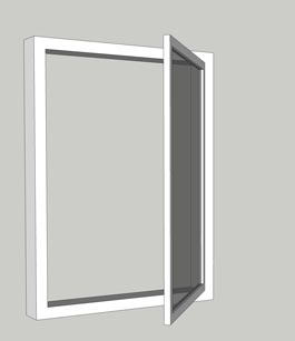 Diagram of a Casement Window